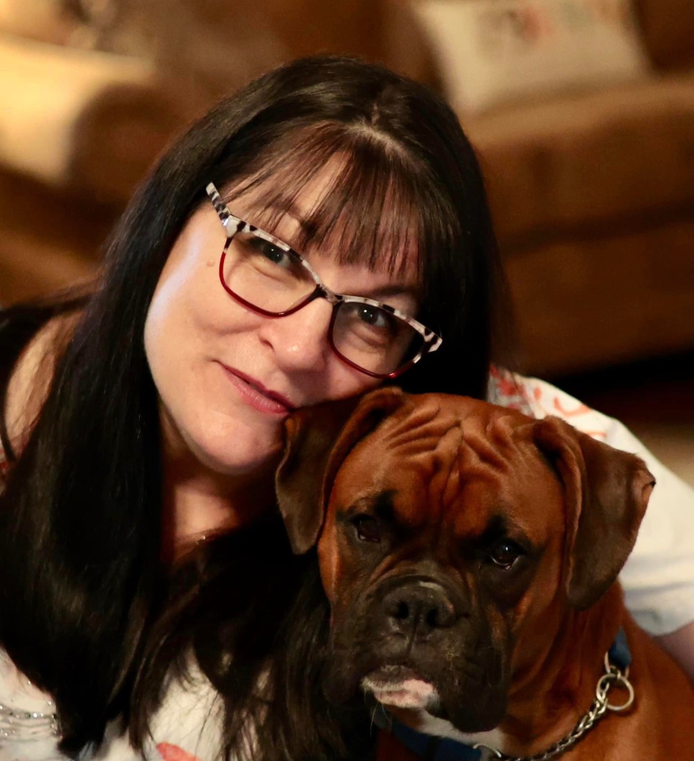 Photo of Tracy and her RottweilersDog